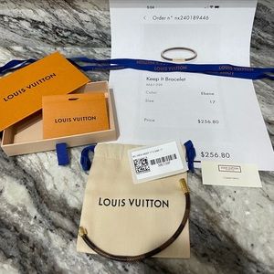 Louis Vuitton “Keep It Bracelet”